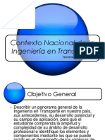 Contexto Nacional de La Ingeniería en Transporte