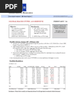 RCS Investments: Global Macro Fund Aggressive February 2014 Factsheet