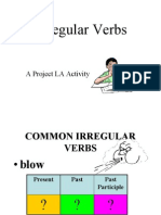 Irregular Verb Past and Present Tense