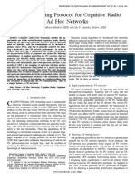 CRP: A Routing Protocol For Cognitive Radio Ad Hoc Networks