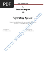 Operating System Report