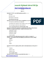 Sta 630 Research Methods Solved MCQ S