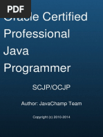 Oracle Certified Professional Java Programmer SCJP/OCJP Mock Exams