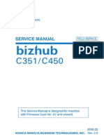 Bizhubc450 C351FieldServicePhaseII PDF