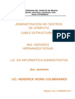 Cable Estructurado Hendrick Wong Colmenares