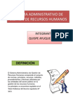 Sistema Administrativo de Gestión de Recursos Humanos