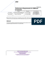 Performance Requirements For GSM and UMTS Terminals v3 - 14