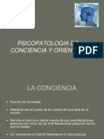 Psicopatologia de La Conciencia y La Atencion