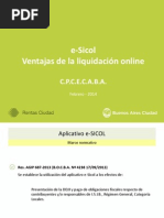 Presentación e-SICOL para CPCECABA 