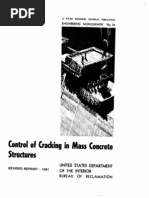 Control of Cracking in Mass Concrete Structures - EM34