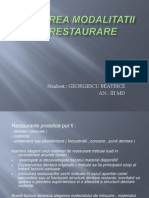 Alegerea Modalitatii de Restaurare