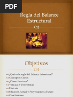 Regla Del Balance Estructural