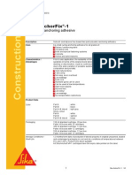 Sika Anchorfix - 1: Fast Curing Anchoring Adhesive