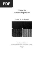 Notas Mecanica Quantica - Carlos Herdeiro