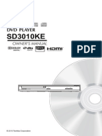 DVD Player SD3010KE Manual PDF