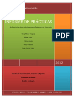 INFORME DE PRÁCTICAS Halterofilia