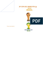 Fixture Mundial Brasil 2014