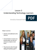 Lesson 3 Understanding Technology Learners