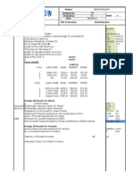 Project: Designed By: Sheet - of - Checked By: Date: Job No: Part of Structure: Horizontal Joint