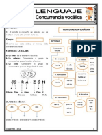 Co-Ra-Zón: Concurrencia Vocálica