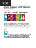 The Seven Catholic Sacraments