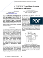 High Efficiency THIPWM Three-Phase Inverter For Grid Connected System