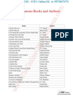 Famous Books and Authors PDF