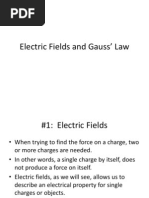 Electric Fields and Gauss' Law - 2014 - v1