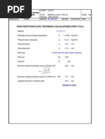 Partition Plate THK Caln