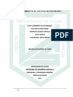 Levantamiento de Un Lote Por El Metodo de Con Cinta