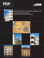 Housing Estates in The Berlin Modern Style - Nomination For Inscription On The UNESCO World Heritage List