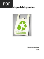 Biodegradable Plastics