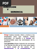 Direccion y Gerencia