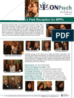 March News Brief: OPA Queen's Park Reception For MPPs