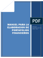 Manual para Elaboracion de Portafolios Financieros