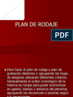 Plan de Rodaje