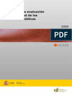 Guia Evaluacion Calidad Servicios Públicos (2009) - AEVAL