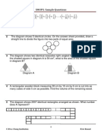 First Round Sample Questions