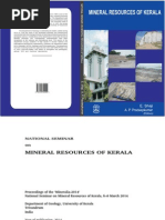 Mineral Resources of Kerala E Shaji and AP Pradeepkumar