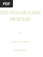 Sugar Cane Process Chemistry Project