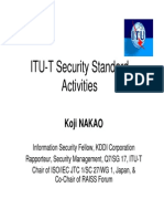 ITU-T Security Standard Activities PDF