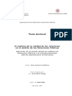 TESIS - El Análisis de La Calidad de Las Relaciones en El Ámbito de Las Relaciones Públicas - Dic-2010