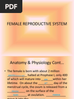 Female Reproductive System Revised Spring 12