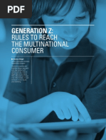 Generation Z: Rules To Reach The Multinational Consumer - by Sonica Singh