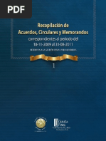 Recopilacion de Acuerdos Circulares y Memorandos Referidos A La Gestion Penal Por Audiencias