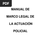 Manual Marco Legal de La Actuacion Policial