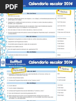 Calendario Escolar 2014 Mineduc Guatemala