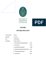 Tray Dryer - Lab Report