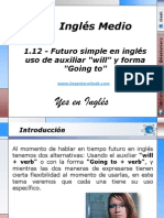 1.12 - Futuro Simple en Inglés Uso de Auxiliar Will y Forma Going To