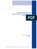 Analisis Sectorial Del Agua en Costa Rica